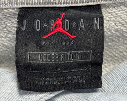 Jordan Light Blue Cropped Flight Hoodie