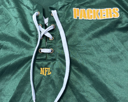 NFL Green Green Bay Packers Lace-Up V-Neck Jersey