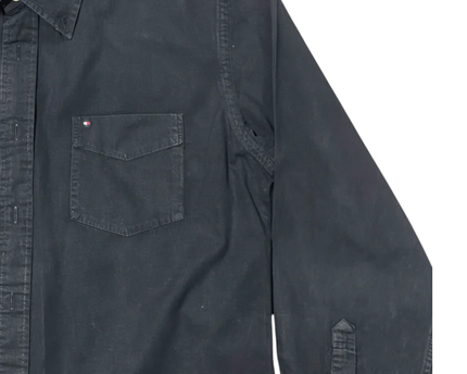 Tommy Hilfiger Black Long Sleeve Button-Down Shirt