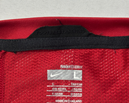 Nike Red Manchester United AIG Football Training Sleeveless Jersey
