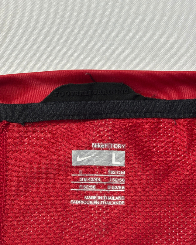 Nike Red Manchester United AIG Football Training Sleeveless Jersey