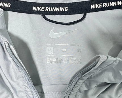 Nike Grey Lightweight Puffer Running Vest