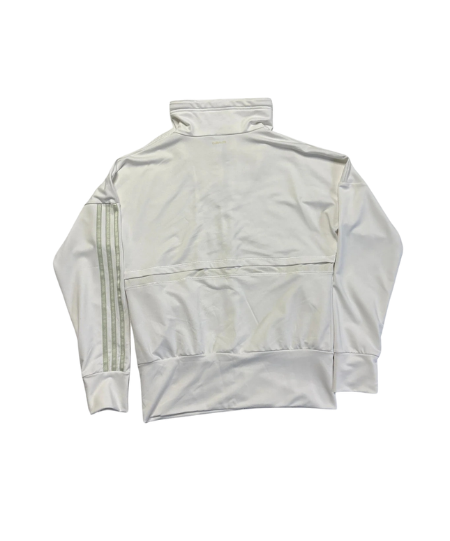 Adidas White Three Stripes Track Jacket