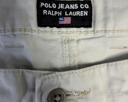 Polo Jeans Co. Ralph Lauren Beige Pleated Chino Shorts