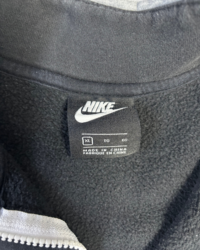 Nike Grey, Black, White Colorblock Full-Zip Sportswear Jacket