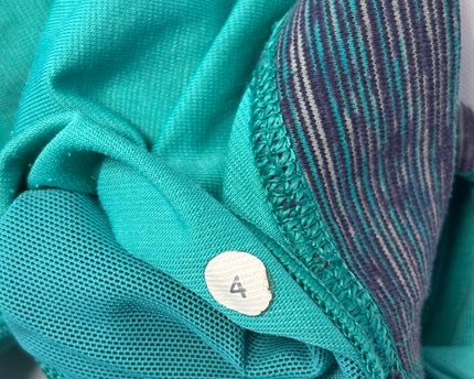 Lululemon Teal Space Dye Racerback Sports Bra