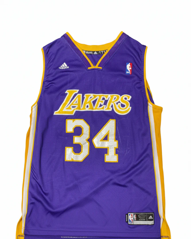 Adidas Purple Los Angeles Lakers Shaquille O'Neal #34 Swingman Jersey