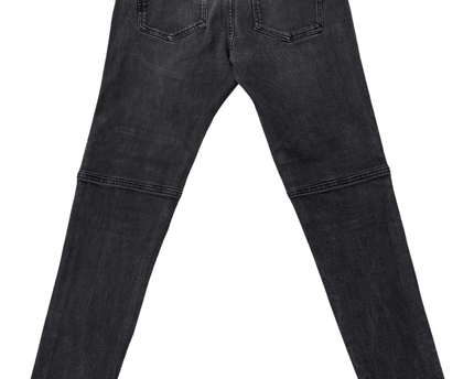 ZARA Slim Fit Washed Black Seam Detail Denim Jeans