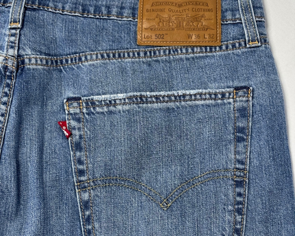 Levi's Classic Blue Straight Leg Denim Jeans