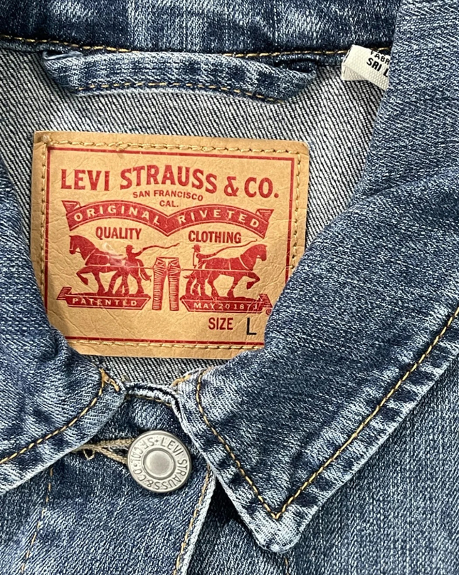 Levi's Classic Blue Denim Trucker Jacket