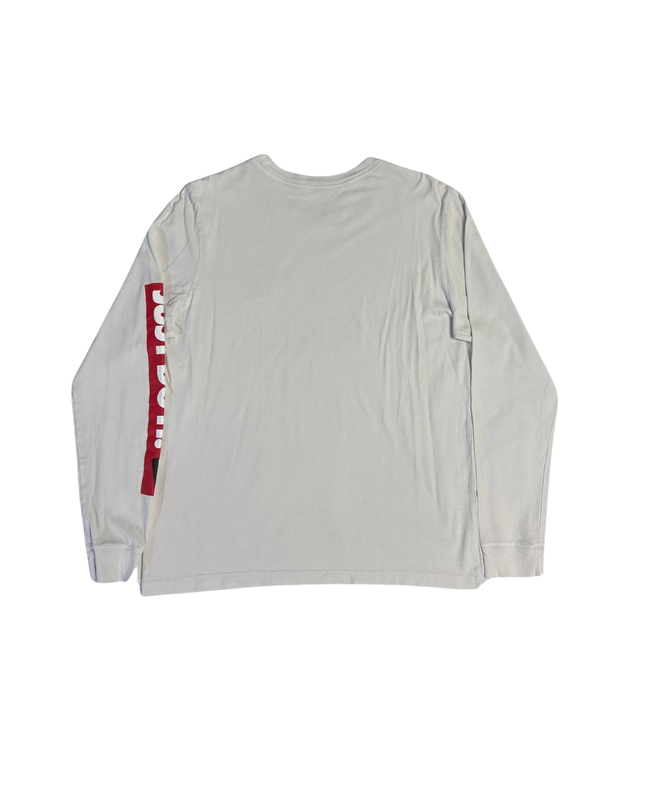 Nike Light Gray Just Do It Long Sleeve T-Shirt