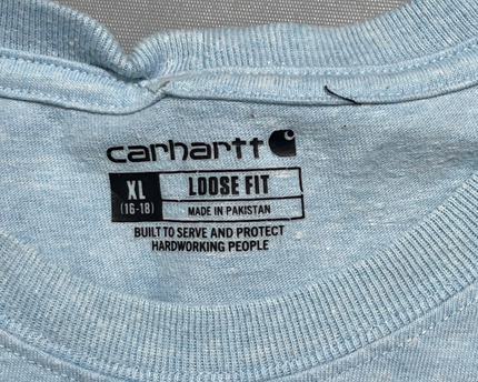 Carhartt Light Blue Heathered Pocket T-Shirt