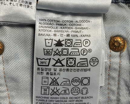 Levi's Classic Straight Leg Blue Jeans