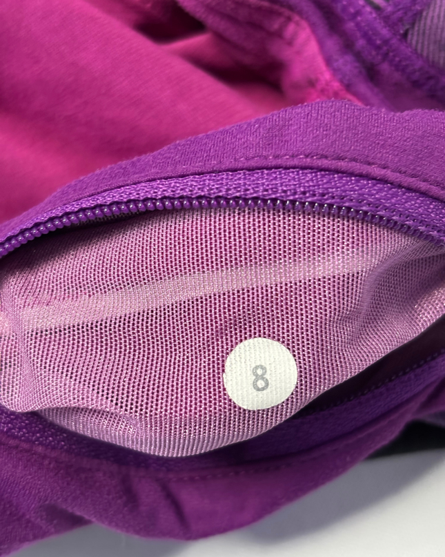 Lululemon Black/Purple Sports Shorts