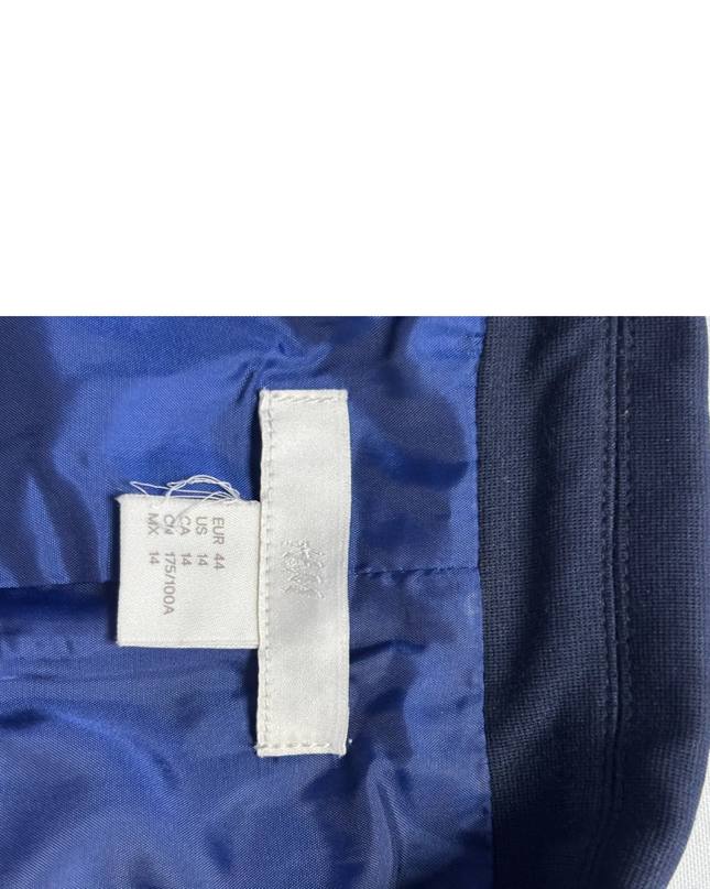H&M Navy Blue Tailored Single-Button Blazer