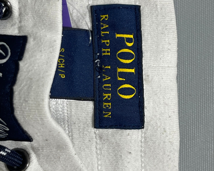 Polo Ralph Lauren White Graphic Logo Joggers