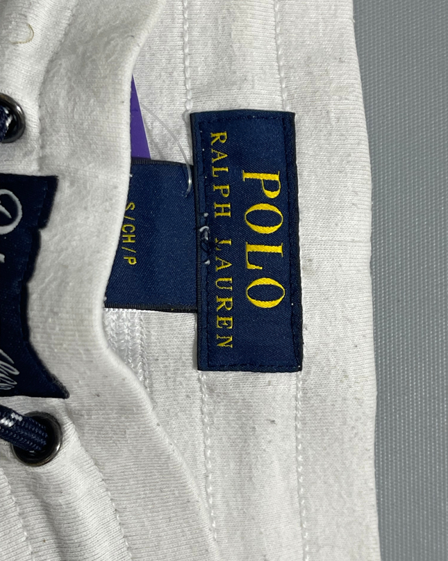 Polo Ralph Lauren White Graphic Logo Joggers