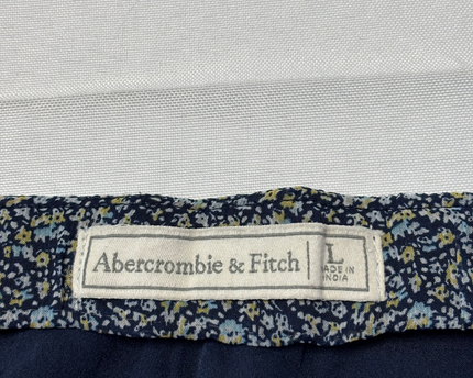 Abercrombie & Fitch Navy Floral Mini Skirt
