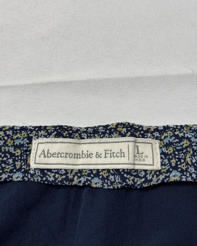 Abercrombie & Fitch Navy Floral Mini Skirt