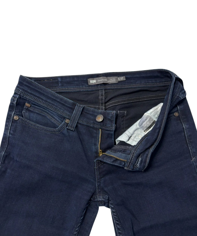 Levi's Dark Blue Demi Curve Bootcut Skinny Jeans
