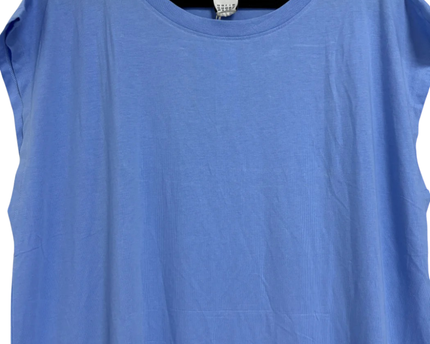 Body Essentials Blue Organic Cotton Blend T-Shirt Dress W/Tags