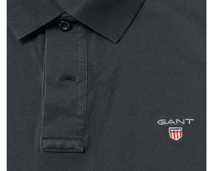 GANT Navy blue Slim Fit Cotton Polo Shirt