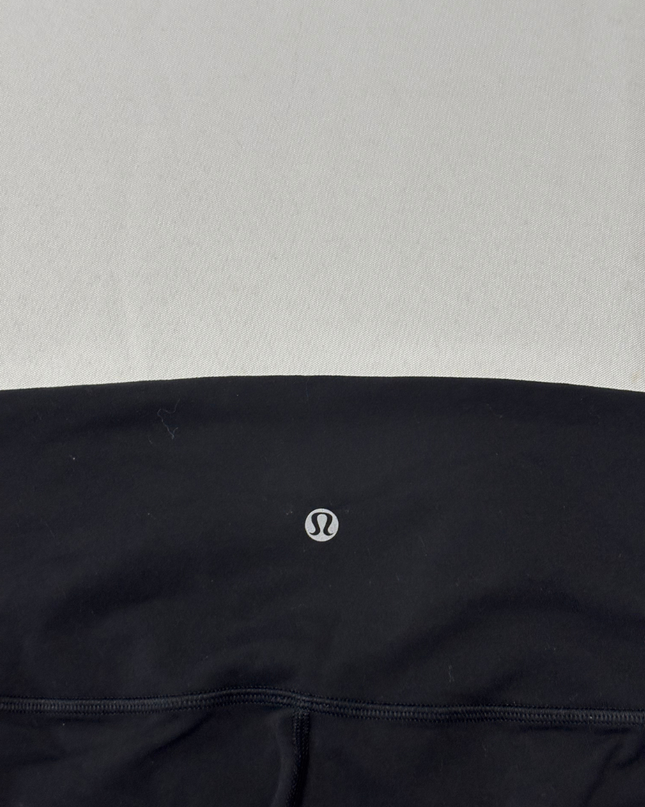 Lululemon Black High-Waist Cropped Leggings