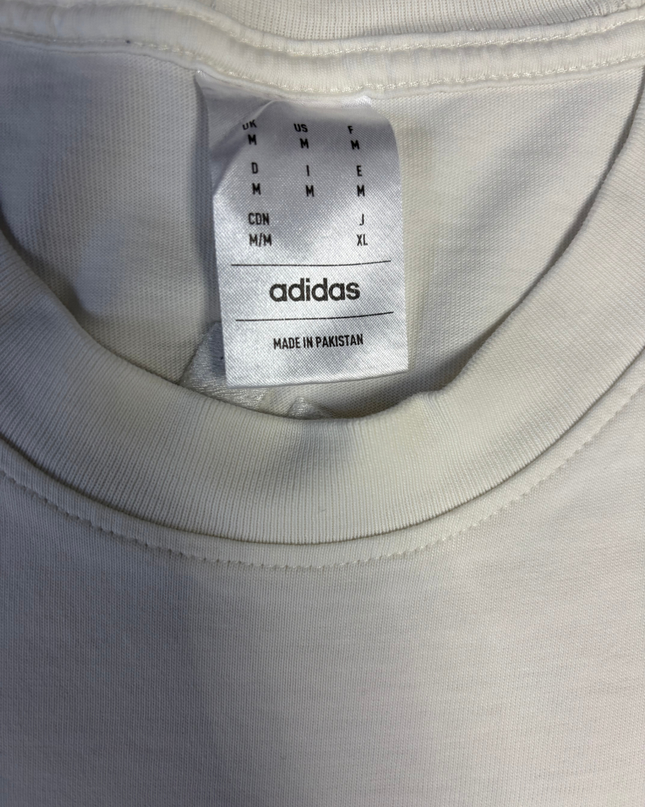 Adidas Cream Graphic Logo T-Shirt