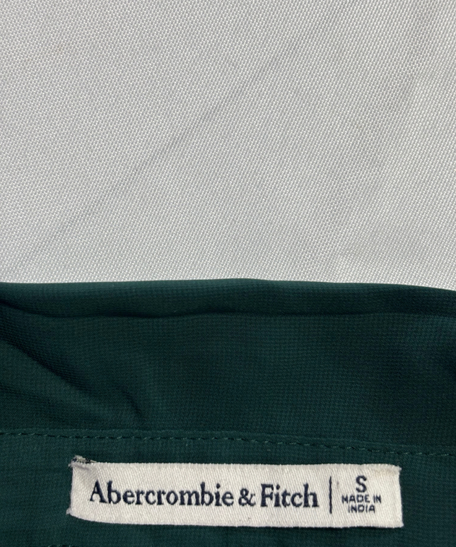 Abercrombie & Fitch Green Button-Up Long Sleeve Shirt