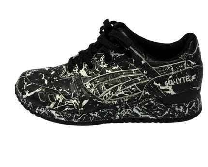 Asics Gel-Lyte III Black and White Marble Sneakers