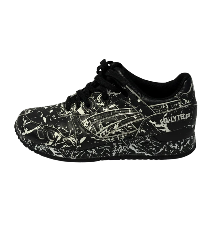Asics Gel-Lyte III Black and White Marble Sneakers