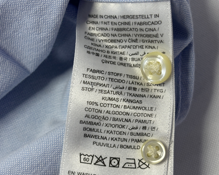 Gant Light Blue Slim Fit Oxford Shirt