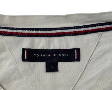 Tommy Hilfiger Cream Short Sleeve T-Shirt