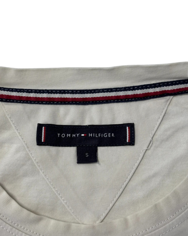 Tommy Hilfiger Cream Short Sleeve T-Shirt