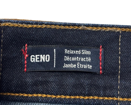 True Religion Geno Relaxed Slim Dark Blue Jeans