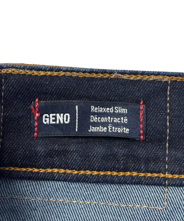 True Religion Geno Relaxed Slim Dark Blue Jeans