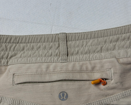 Lululemon Beige Roll-Up Utility Cargo Shorts