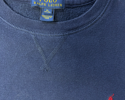Polo Ralph Lauren Navy Crewneck Sweatshirt