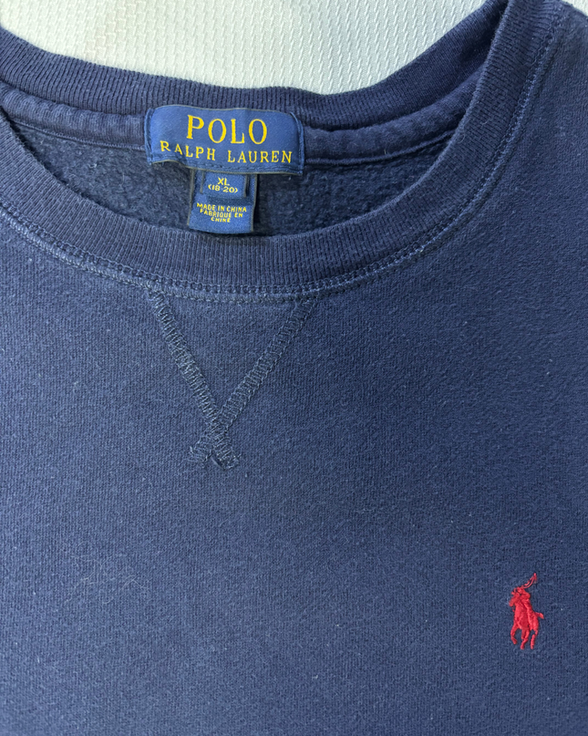 Polo Ralph Lauren Navy Crewneck Sweatshirt