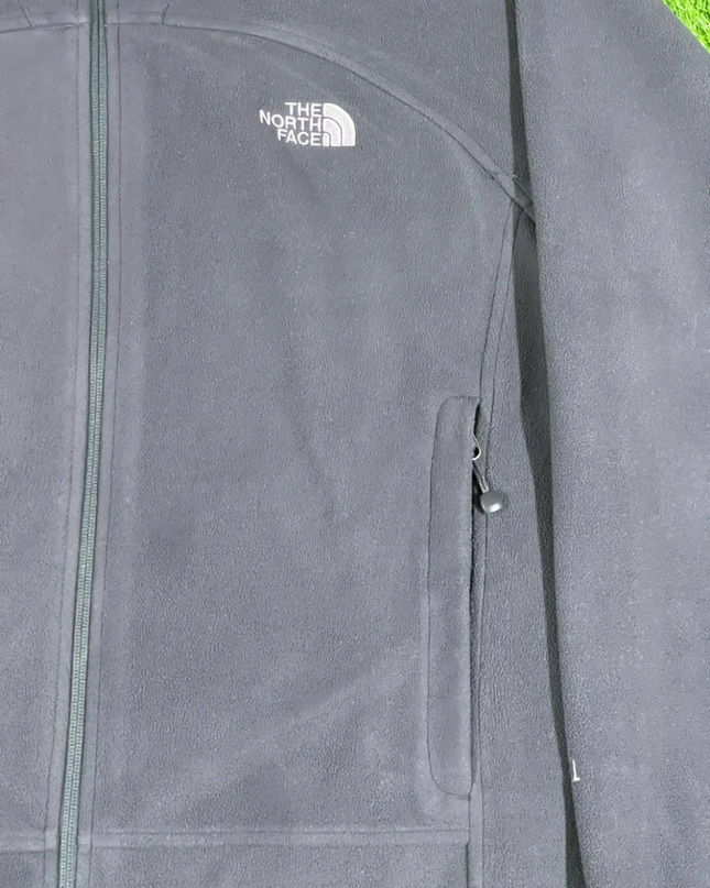 The North Face Dark Grey WindWall Fleece Full-Zip Jacket