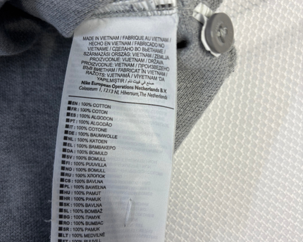 Nike Grey Short Sleeve Polo Shirt