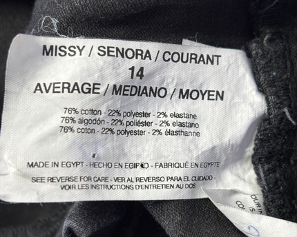 Gloria Vanderbilt Black All-Around Slimming Effect Jeans