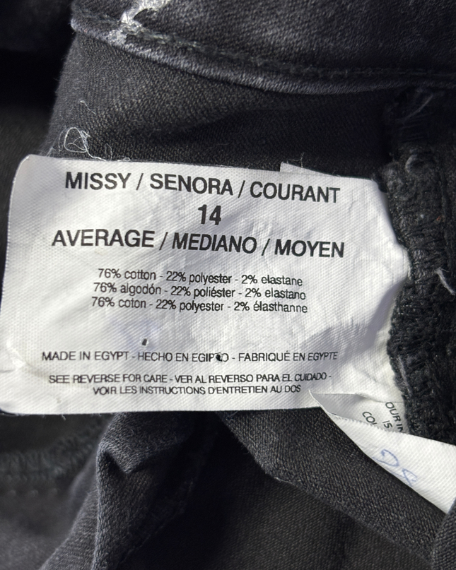Gloria Vanderbilt Black All-Around Slimming Effect Jeans