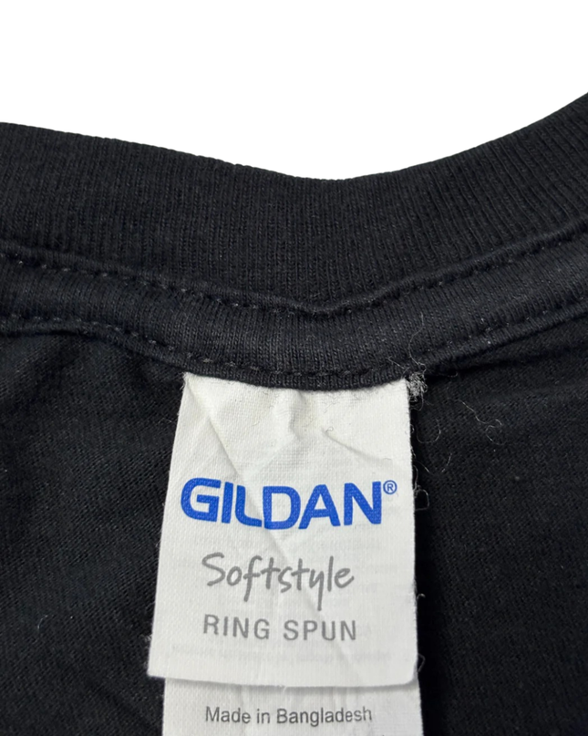 Gildan Black Born To Ride Graphic Tee
