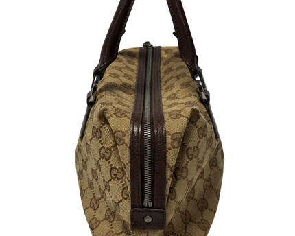 Gucci Brown GG Canvas Satchel Bag