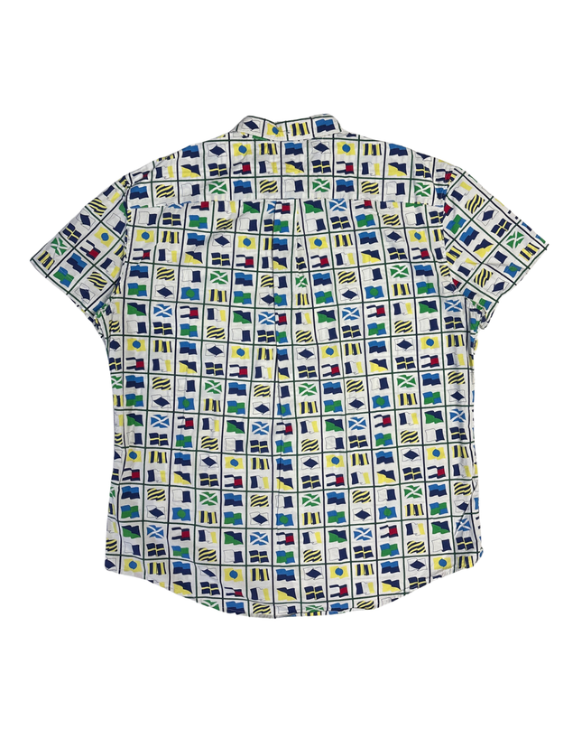 Tommy Hilfiger Multi Nautical Flag Short Sleeve Shirt