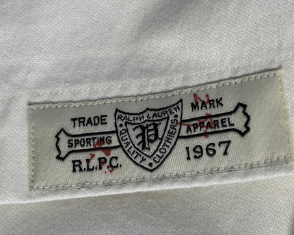 Ralph Lauren White Skull & Crossbones Classic Fit Shirt