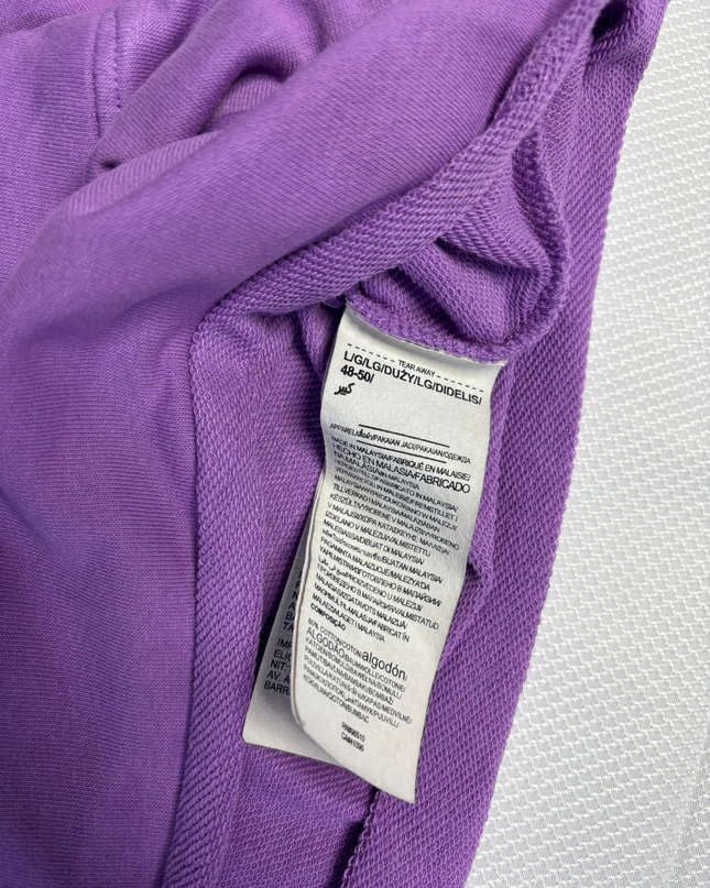 Under Armour Purple Relaxed Fit Cropped Hoodie