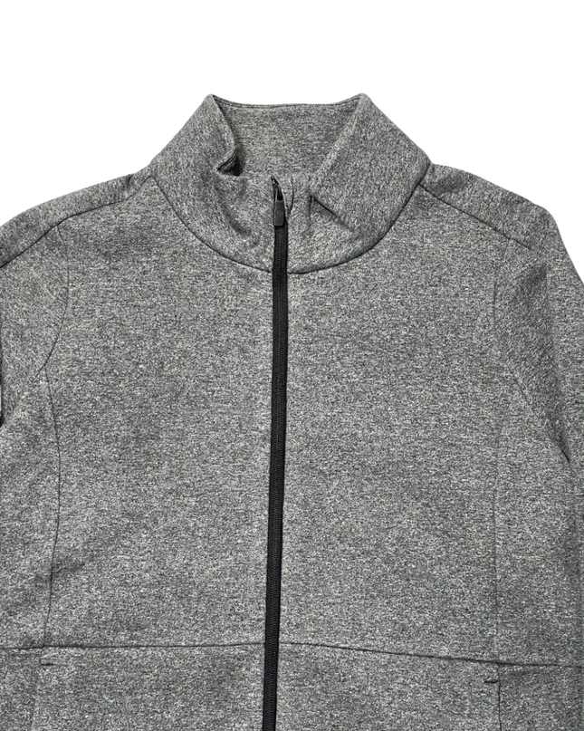 Lululemon Athletica Grey Zip-Up High-Neck Performance Jacket