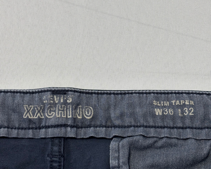 Levi's Navy Blue XX Chino Slim Taper Pants
